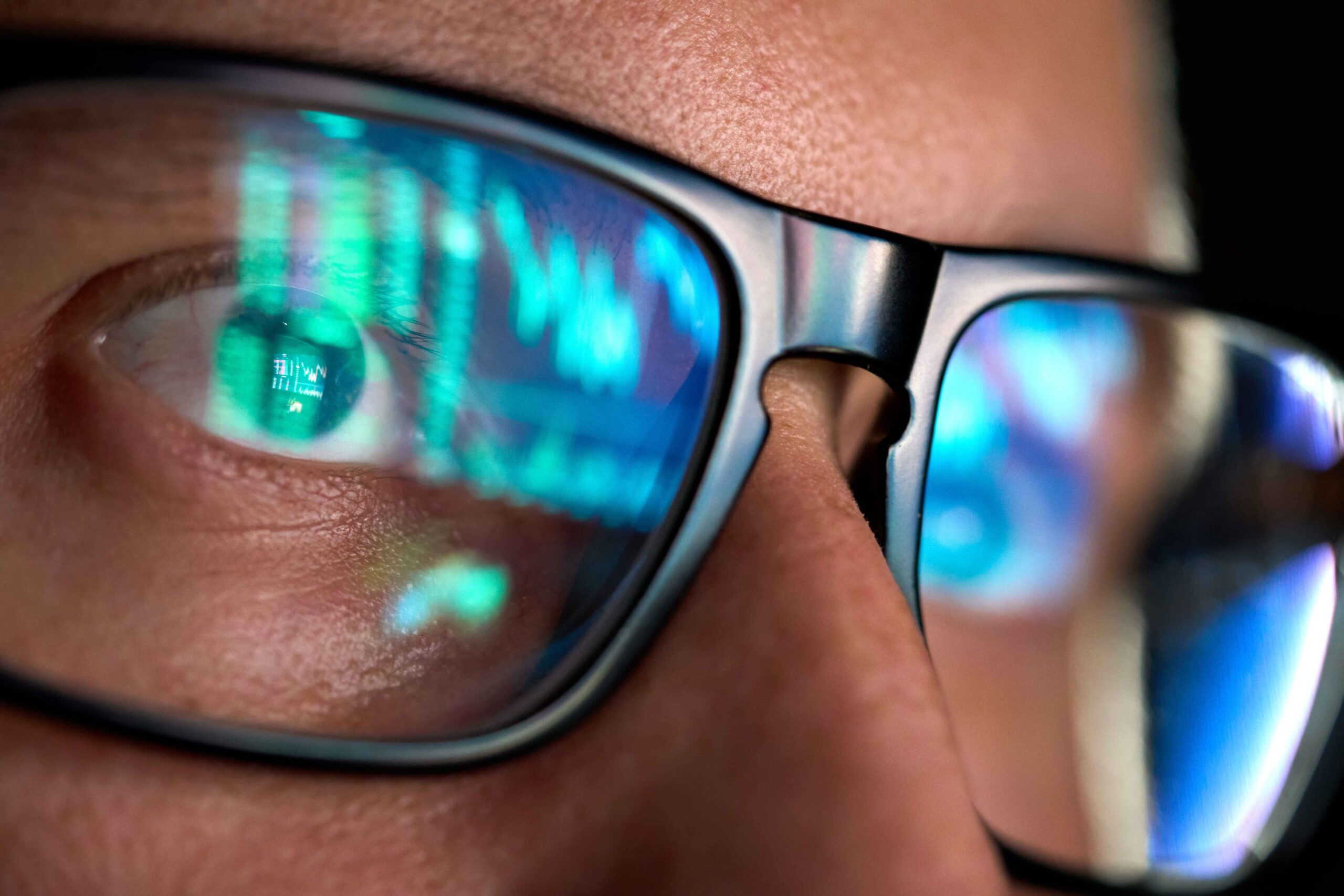 glasses close up